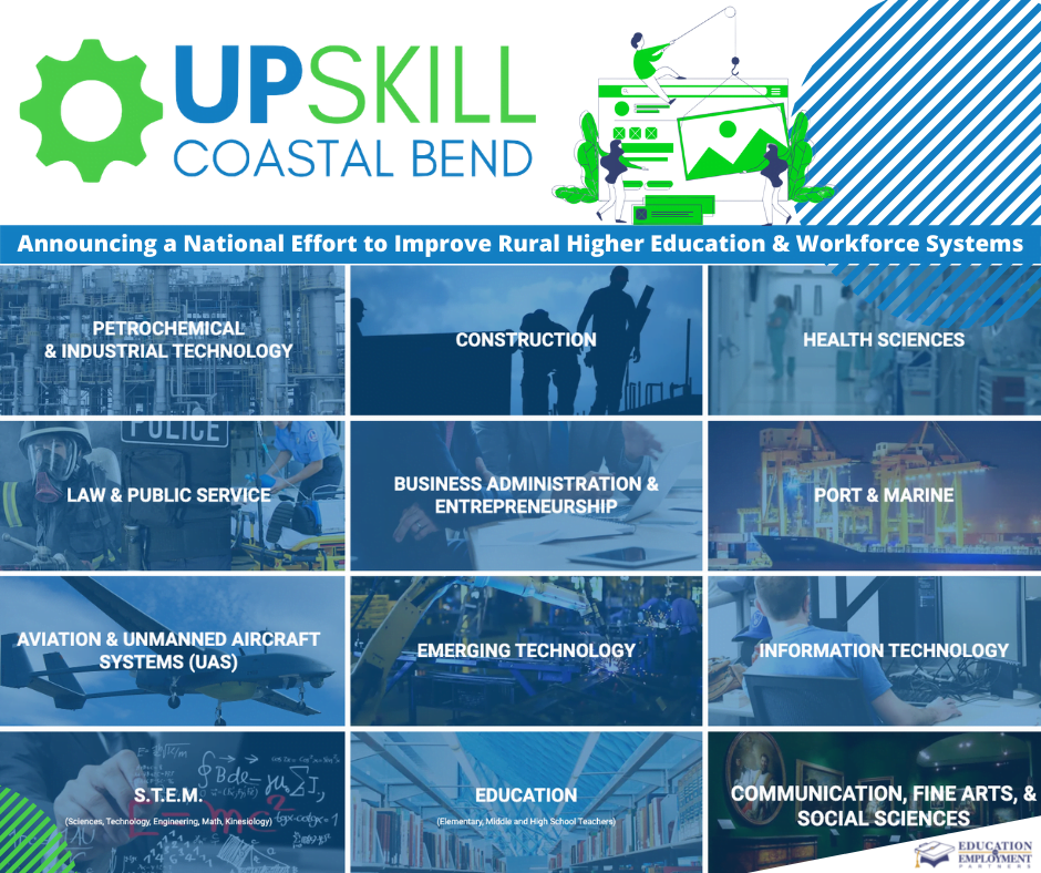 UpSkill Coastal Bend Partnership Chosen for National Effort to Improve Rural Higher Education and Workforce Systems